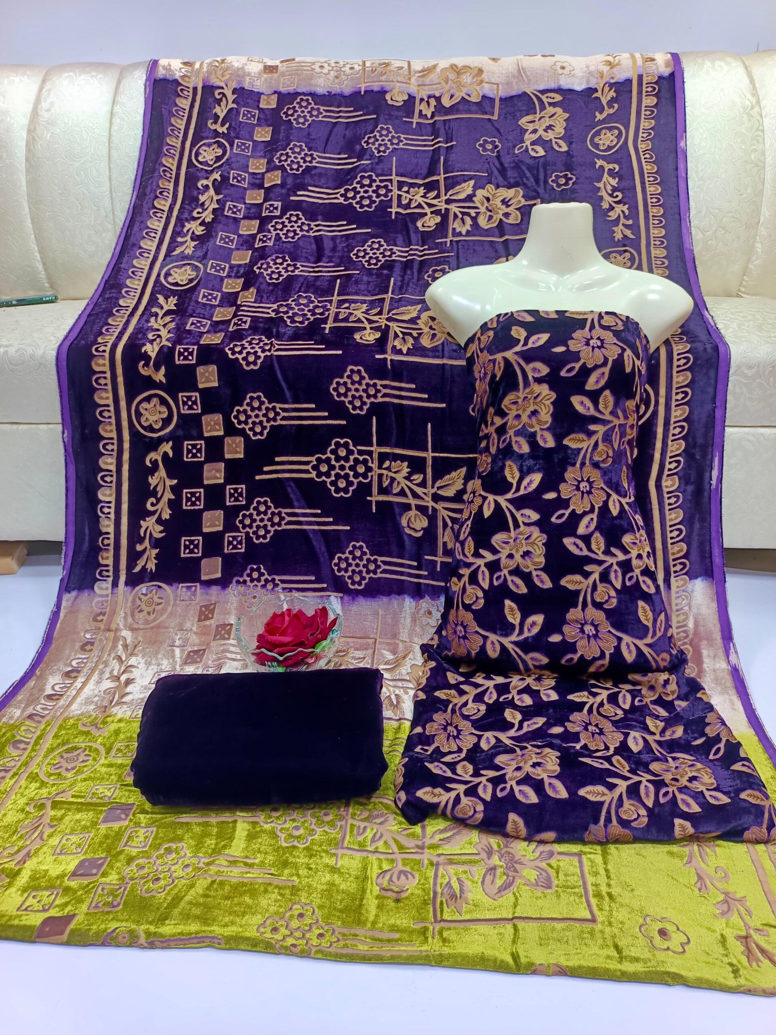 MULTI SHADED 3 PCS PALACHI