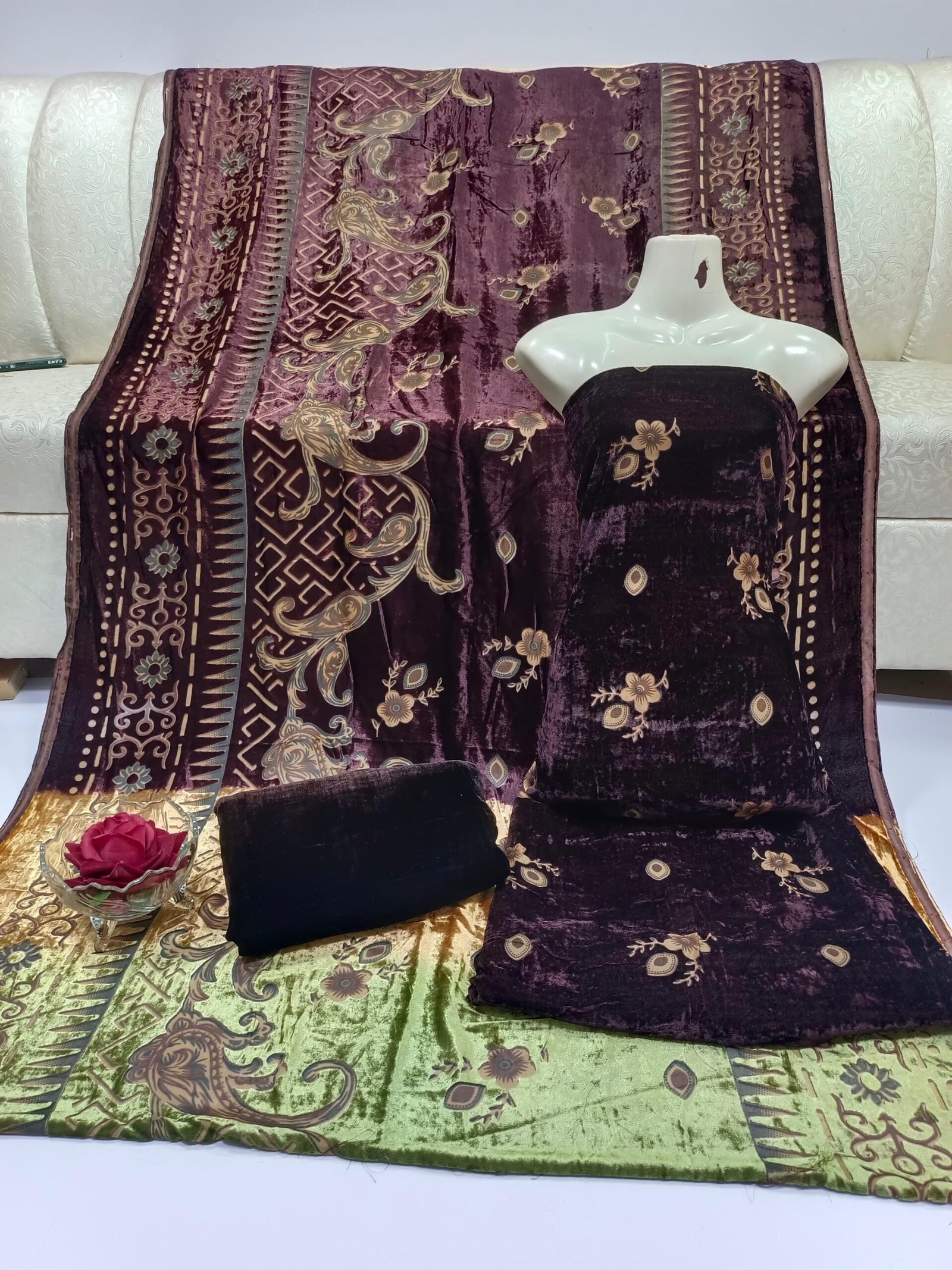 MULTI SHADED 3 PCS PALACHI