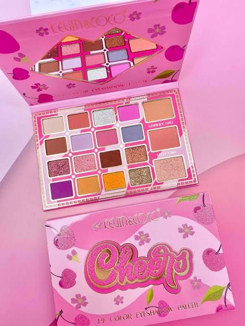 Kevin & Coco Cheers 19 Colors Eyeshadow + Blush+ Highlighter Palette
