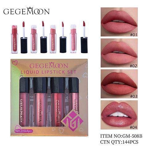 Gegemoon liquid lipstick Set of 4