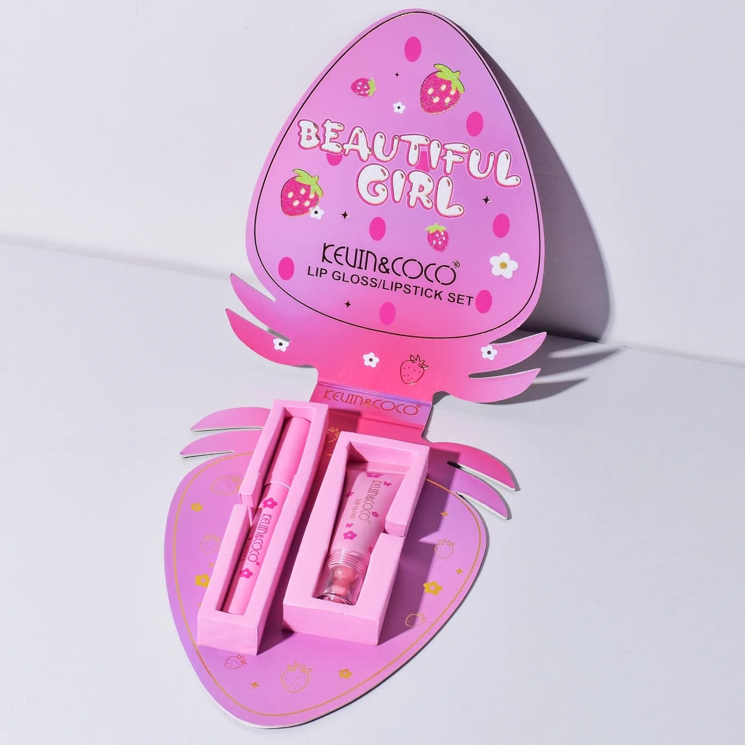 Kevin & Coco Beautiful Girl Lip Gloss & Lipstick Gift Set