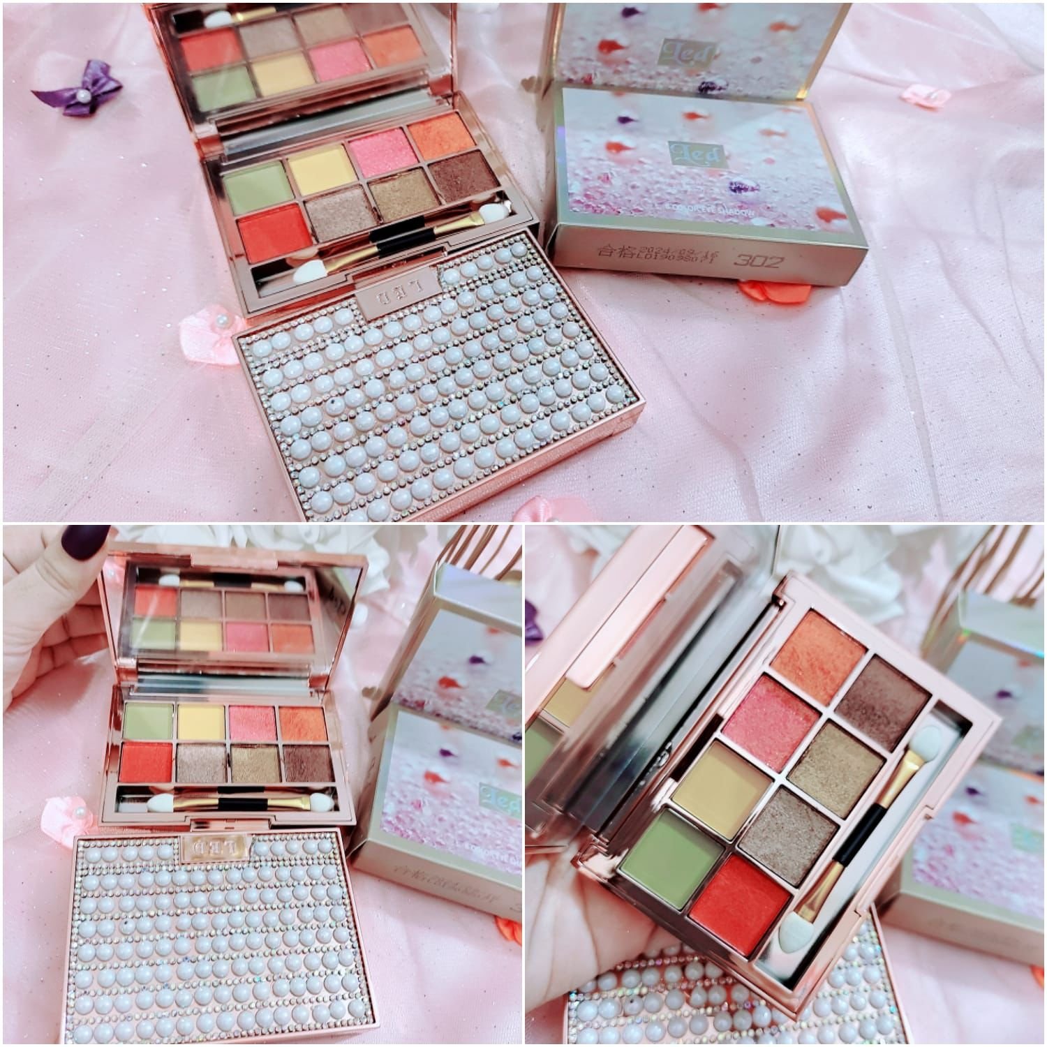 LED Pearl Eyeshadow Palette