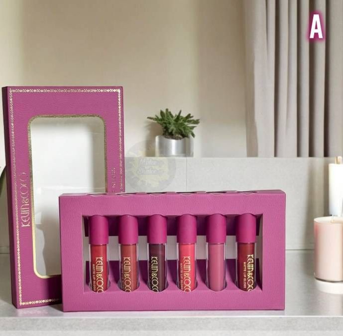 Kevin & Coco Matte Lip Gloss Set of 6