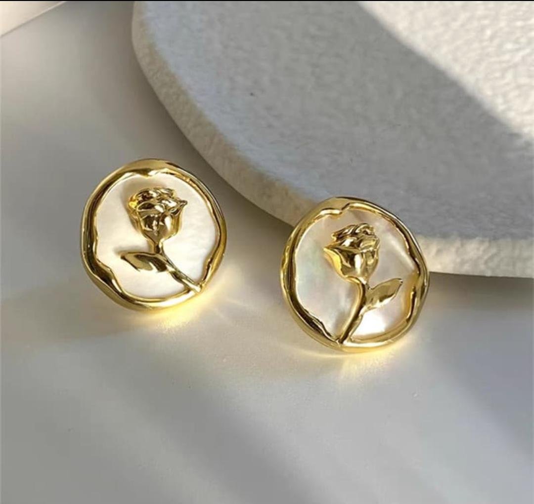 Painted Rose Tops Pair